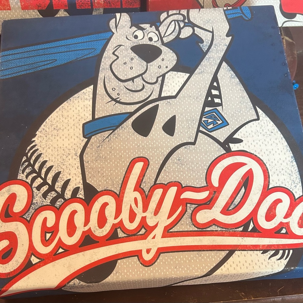 Scooby-Doo Sports Canvas Art Set - Picture 4 of 4